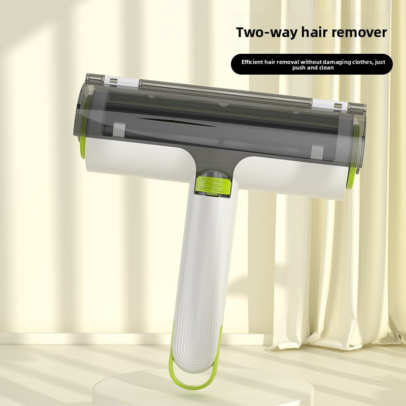Pet Hair Remover Brush – Push-Pull Roller for Sofas & Clothes | Spazzola Rimuovi Pelo Divano e Vestiti