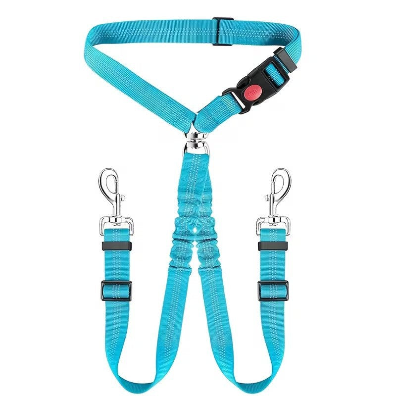 Dog Car Safety Harness – Adjustable Seatbelt Leash for All Dogs | Imbracatura di Sicurezza per Cani in Auto Regolabile