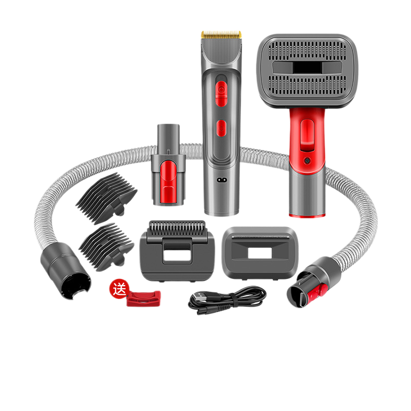 Pet Hair Vacuum Cleaner Kit – Dyson Compatible Grooming Accessories for Cats & Dogs | Kit Aspiratore Pelo Animali Compatibile Dyson