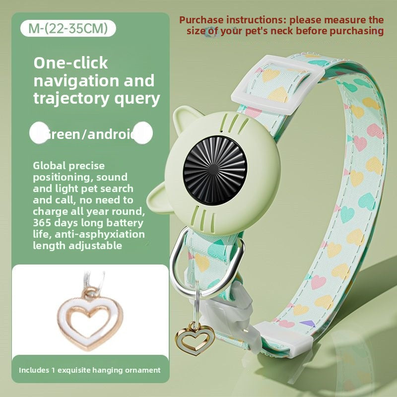 Pet GPS Tracker Collar – Real-Time Location for Cats & Dogs | Collare GPS per Gatti e Cani in Tempo Reale