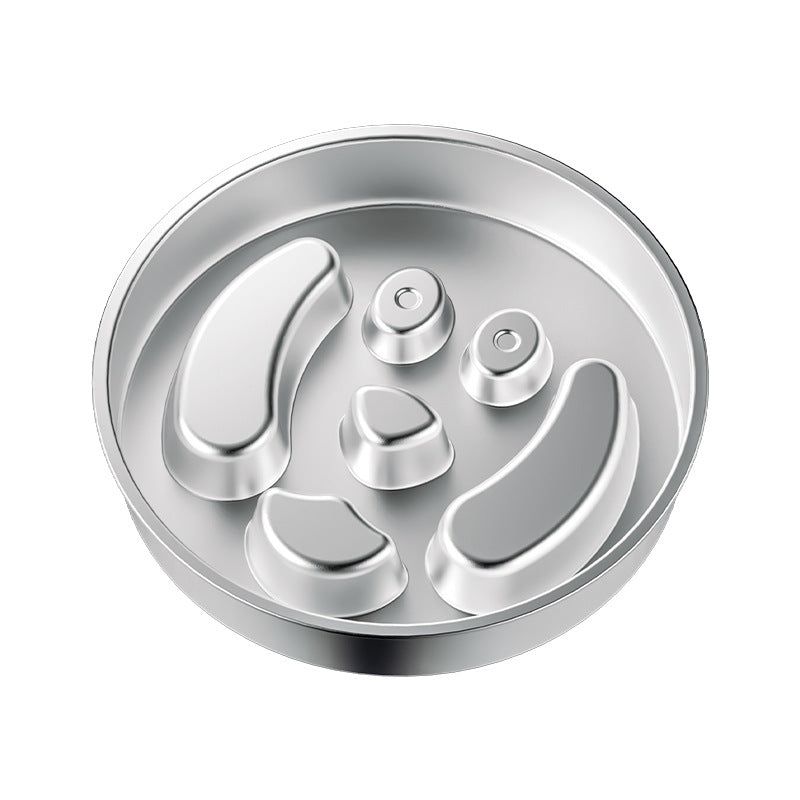 Stainless Steel Slow Feeder Bowl for Dogs & Cats – Anti-Gulp Pet Bowl | Ciotola Antivoracità in Acciaio Inox per Cani e Gatti