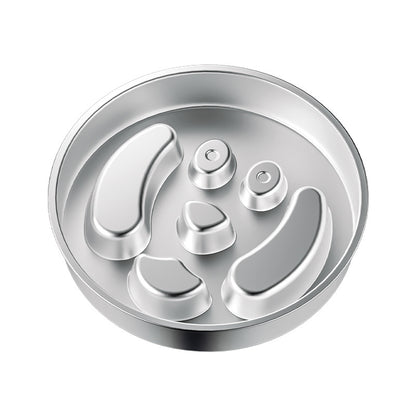 Stainless Steel Slow Feeder Bowl for Dogs & Cats – Anti-Gulp Pet Bowl | Ciotola Antivoracità in Acciaio Inox per Cani e Gatti