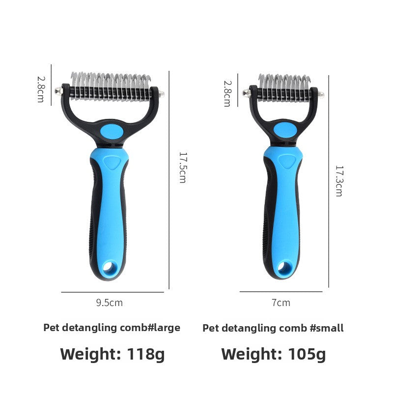 Universal Pet Detangling Comb – Double-Sided Tool for Cats & Dogs | Pettine Districante Universale per Gatti e Cani