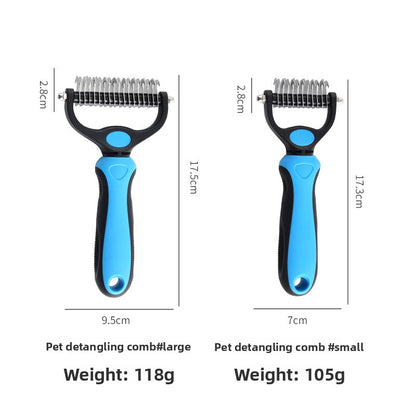 Universal Pet Detangling Comb – Double-Sided Tool for Cats & Dogs | Pettine Districante Universale per Gatti e Cani