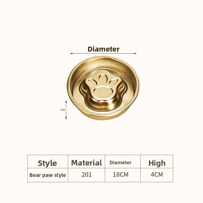 Stainless Steel Slow Feeder Bowl for Dogs & Cats – Anti-Gulp Pet Bowl | Ciotola Antivoracità in Acciaio Inox per Cani e Gatti