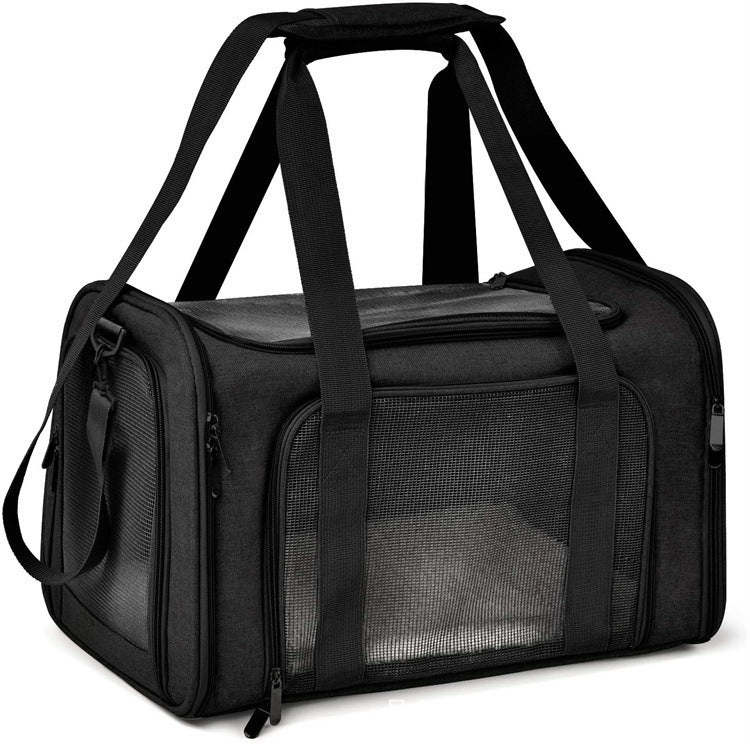 Adjustable Pet Travel Backpack – Breathable Carrier for Cats & Dogs | Zaino Trasportino Regolabile per Gatti e Cani