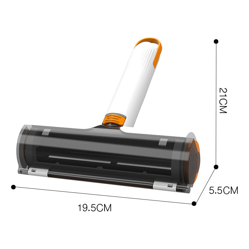 Pet Hair Remover Brush – Push-Pull Roller for Sofas & Clothes | Spazzola Rimuovi Pelo Divano e Vestiti