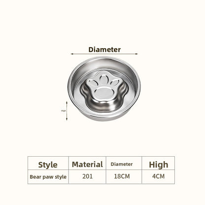 Stainless Steel Slow Feeder Bowl for Dogs & Cats – Anti-Gulp Pet Bowl | Ciotola Antivoracità in Acciaio Inox per Cani e Gatti