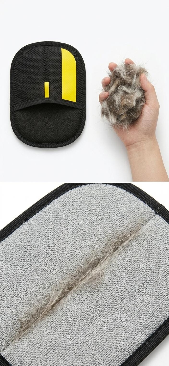 Tierhaarentfernungs-Handschuh – Wiederverwendbarer Fussel- & Fellentferner-Handschuh