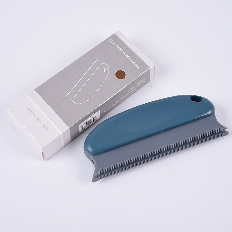 Silicone Pet Hair Removal Brush – Gentle Grooming Broom for Cats & Dogs | Spazzola in Silicone Rimuovi Pelo per Gatti e Cani