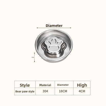 Stainless Steel Slow Feeder Bowl for Dogs & Cats – Anti-Gulp Pet Bowl | Ciotola Antivoracità in Acciaio Inox per Cani e Gatti