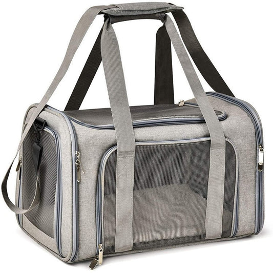 Adjustable Pet Travel Backpack – Breathable Carrier for Cats & Dogs | Zaino Trasportino Regolabile per Gatti e Cani