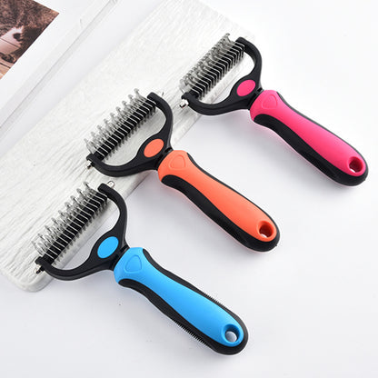 Universal Pet Detangling Comb – Double-Sided Tool for Cats & Dogs | Pettine Districante Universale per Gatti e Cani