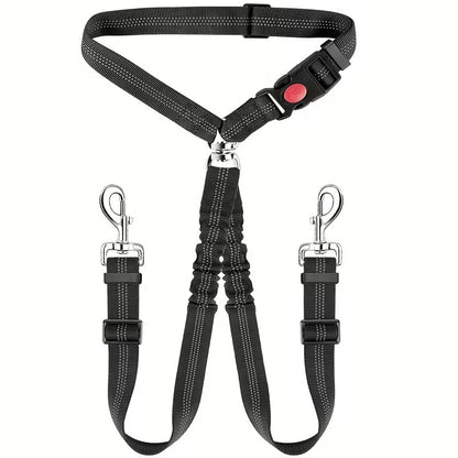 Dog Car Safety Harness – Adjustable Seatbelt Leash for All Dogs | Imbracatura di Sicurezza per Cani in Auto Regolabile